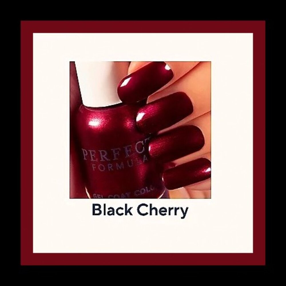 New Without Box Perfect Formula Gel Coat Color Black Cherry 342 .27 oz